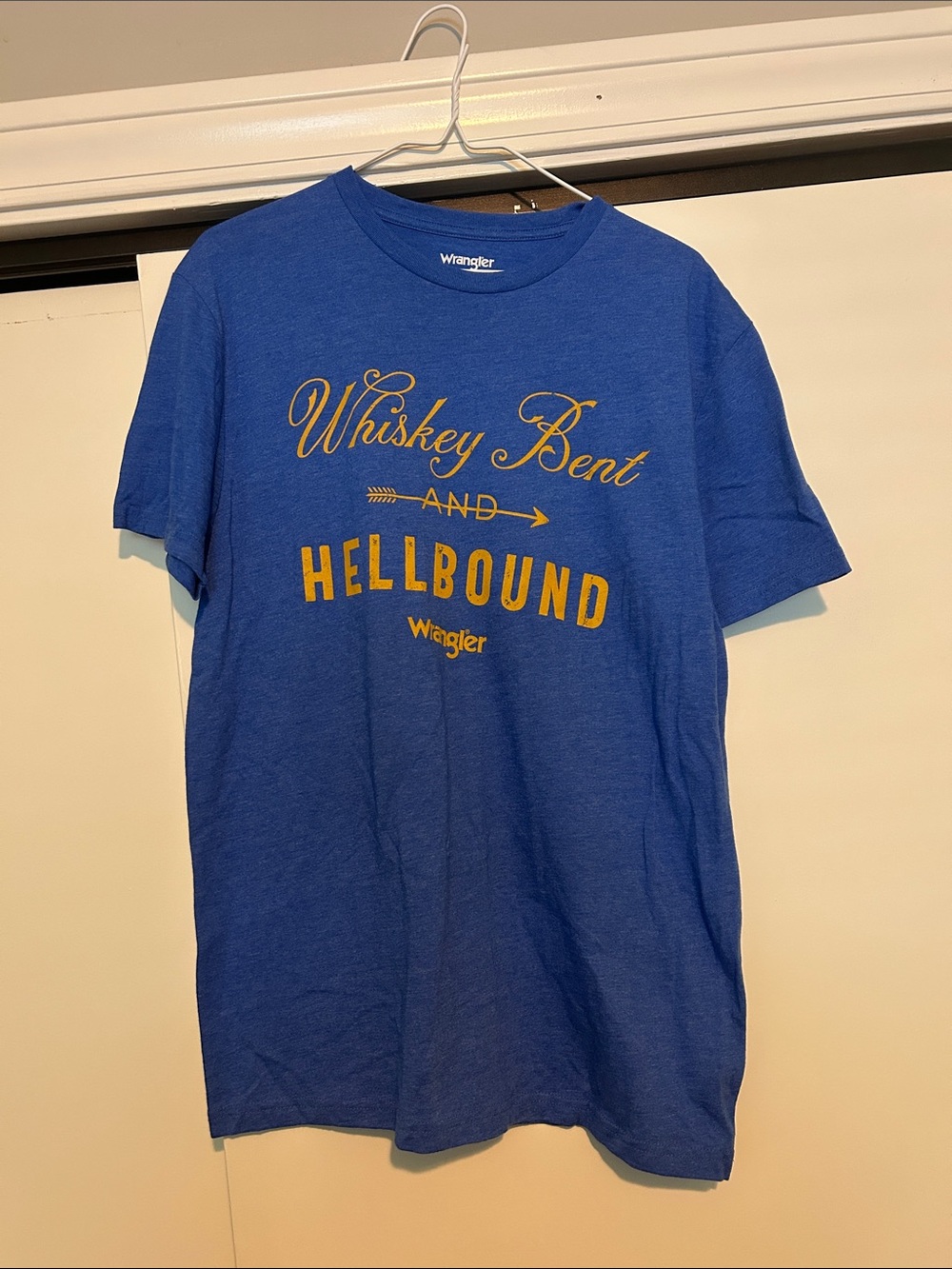 Wrangler Whiskey Bend and Hellbound T-shirt